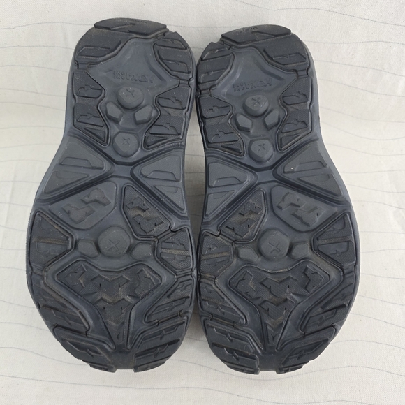 Hoka One One Womens Hopara Black/Fusion Coral Hiking Sandals Shoes Size 9 - Picture 9 of 10